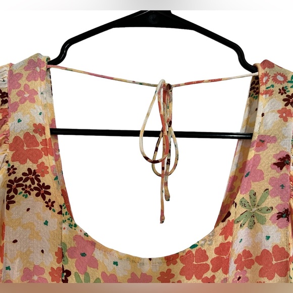 NWOT Free People Callie Printed Floral Tunic - Picture 8 of 15